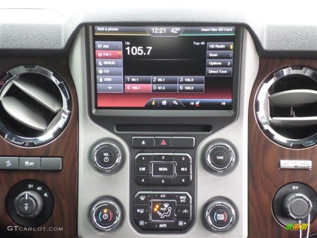 2014 F250 Super Duty Lariat Crew Cab 4x4 - Tuxedo Black Metallic / Black photo #21