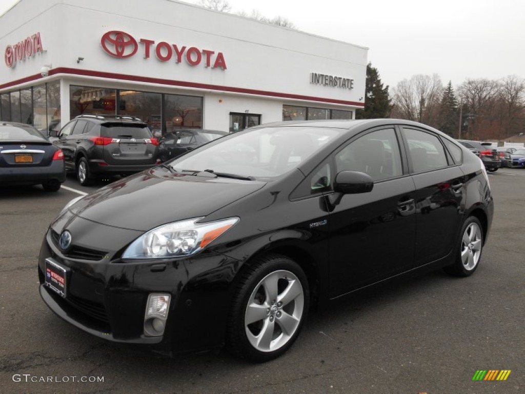 2010 Prius Hybrid IV - Black / Misty Gray photo #1