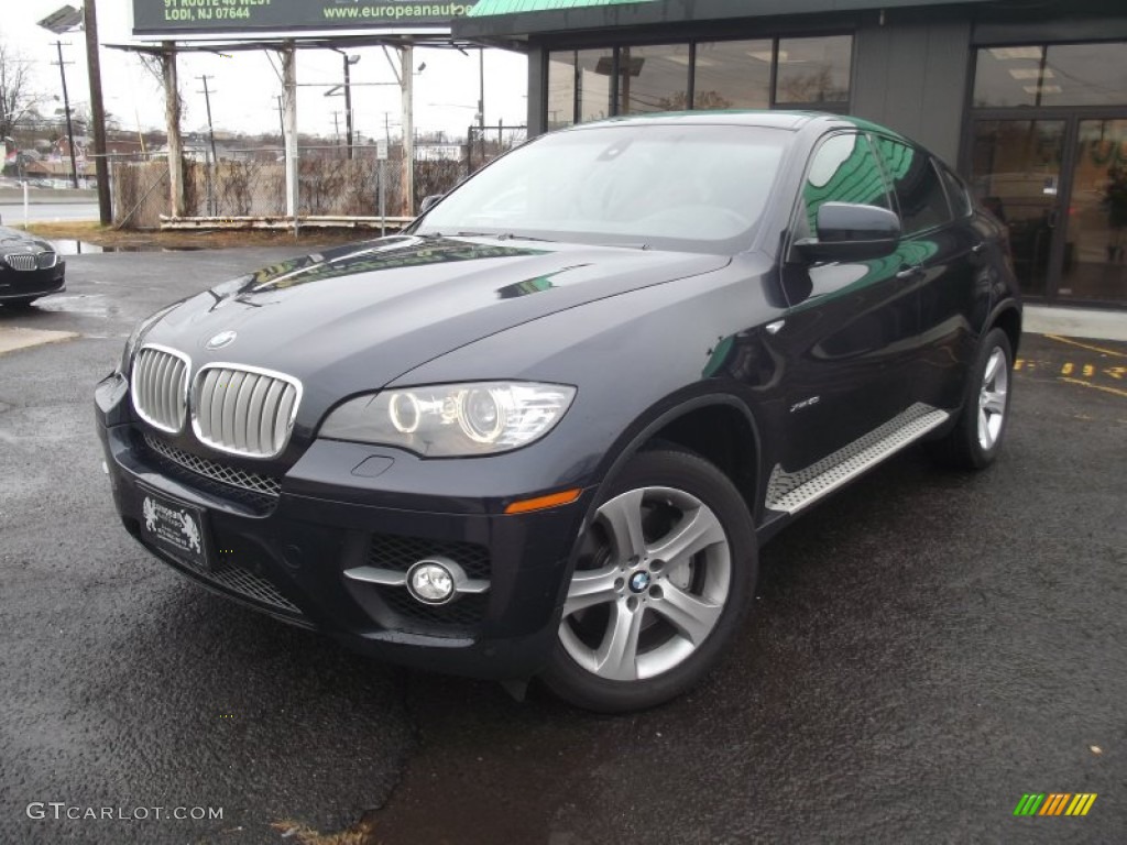 2011 X6 xDrive50i - Monaco Blue Metallic / Saddle Brown photo #1
