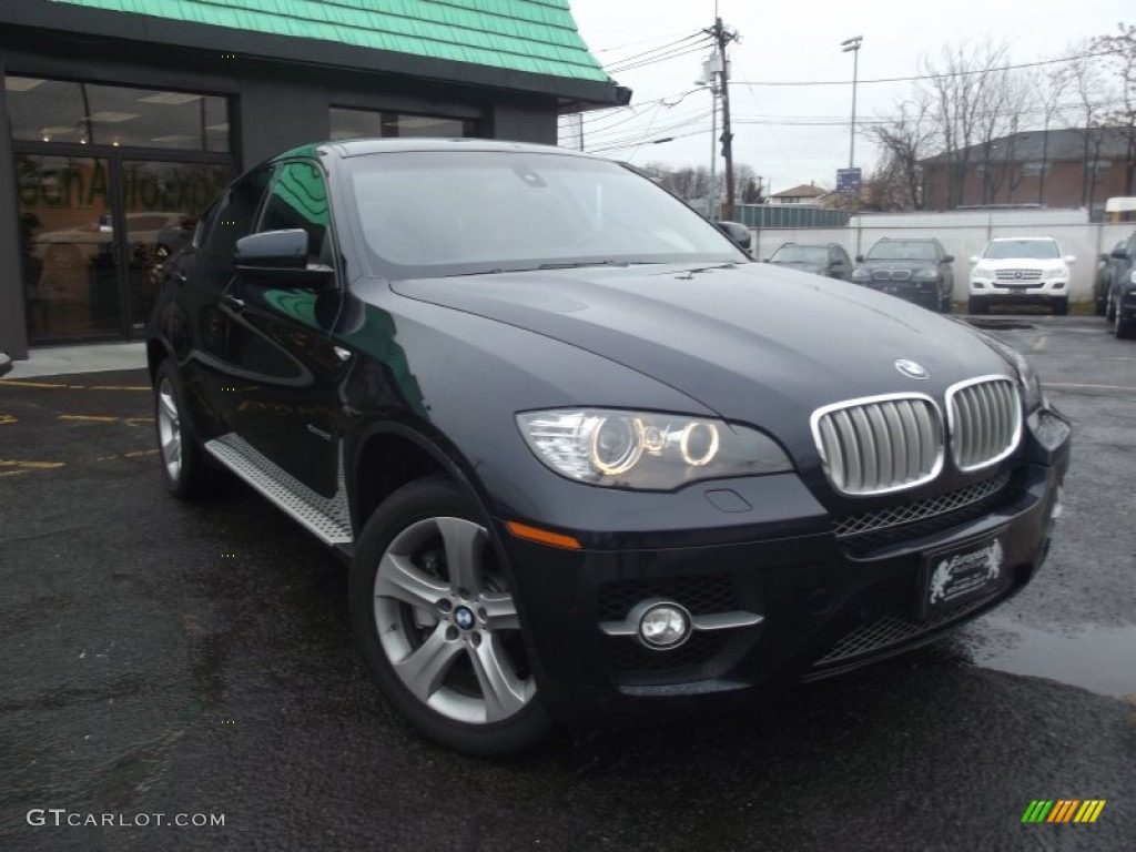2011 X6 xDrive50i - Monaco Blue Metallic / Saddle Brown photo #2