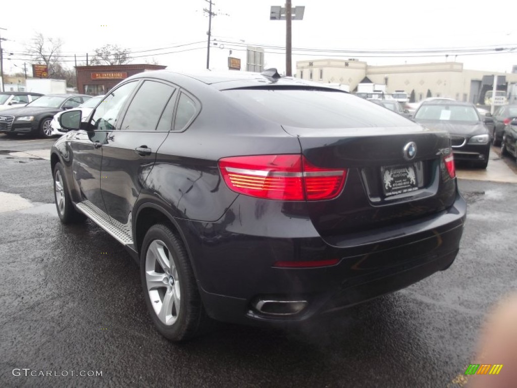 2011 X6 xDrive50i - Monaco Blue Metallic / Saddle Brown photo #4