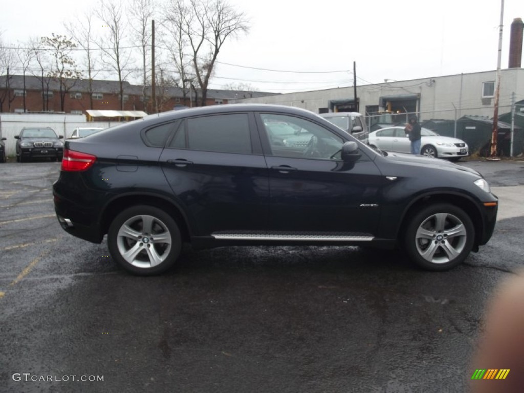 2011 X6 xDrive50i - Monaco Blue Metallic / Saddle Brown photo #6