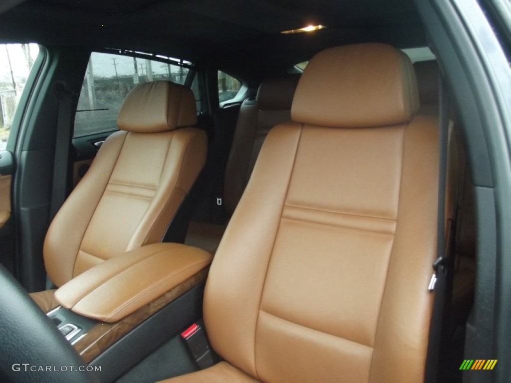 2011 X6 xDrive50i - Monaco Blue Metallic / Saddle Brown photo #9