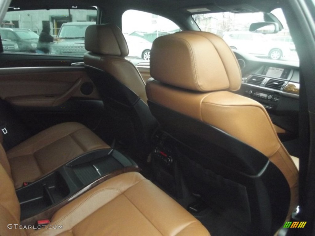 2011 X6 xDrive50i - Monaco Blue Metallic / Saddle Brown photo #12