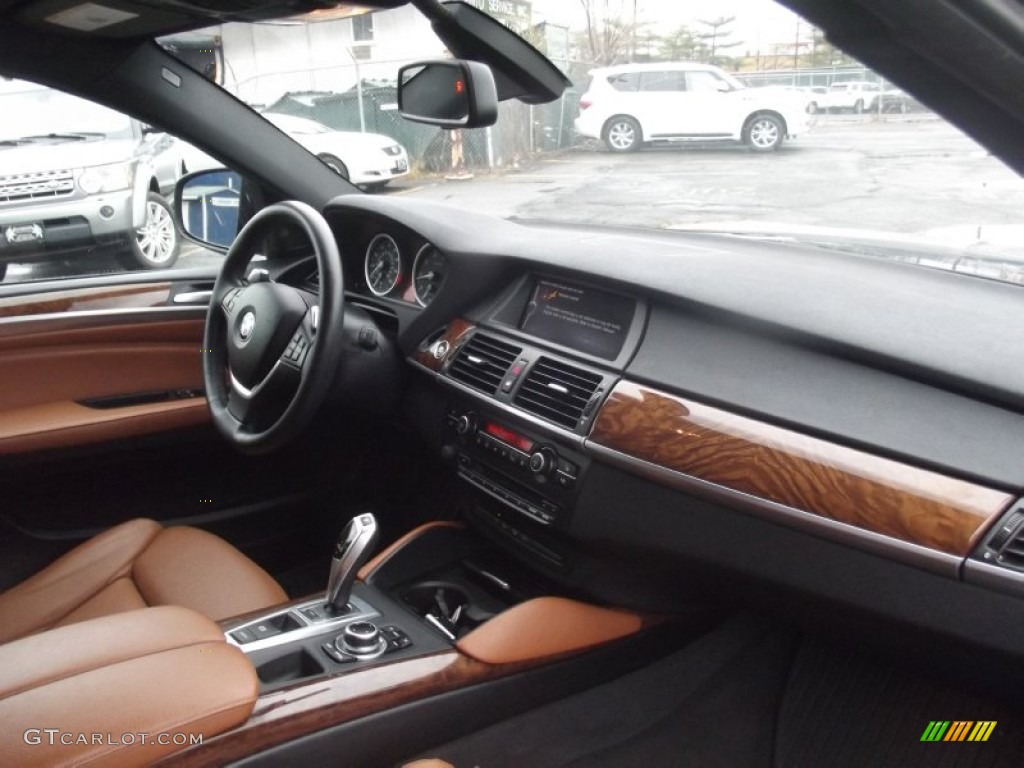 2011 X6 xDrive50i - Monaco Blue Metallic / Saddle Brown photo #14