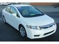 Taffeta White - Civic LX Sedan Photo No. 1