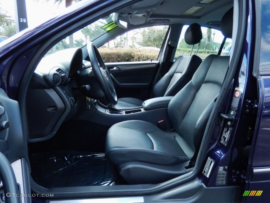 Charcoal Black Interior 2001 Mercedes-Benz C 320 Sedan Photo #88324390