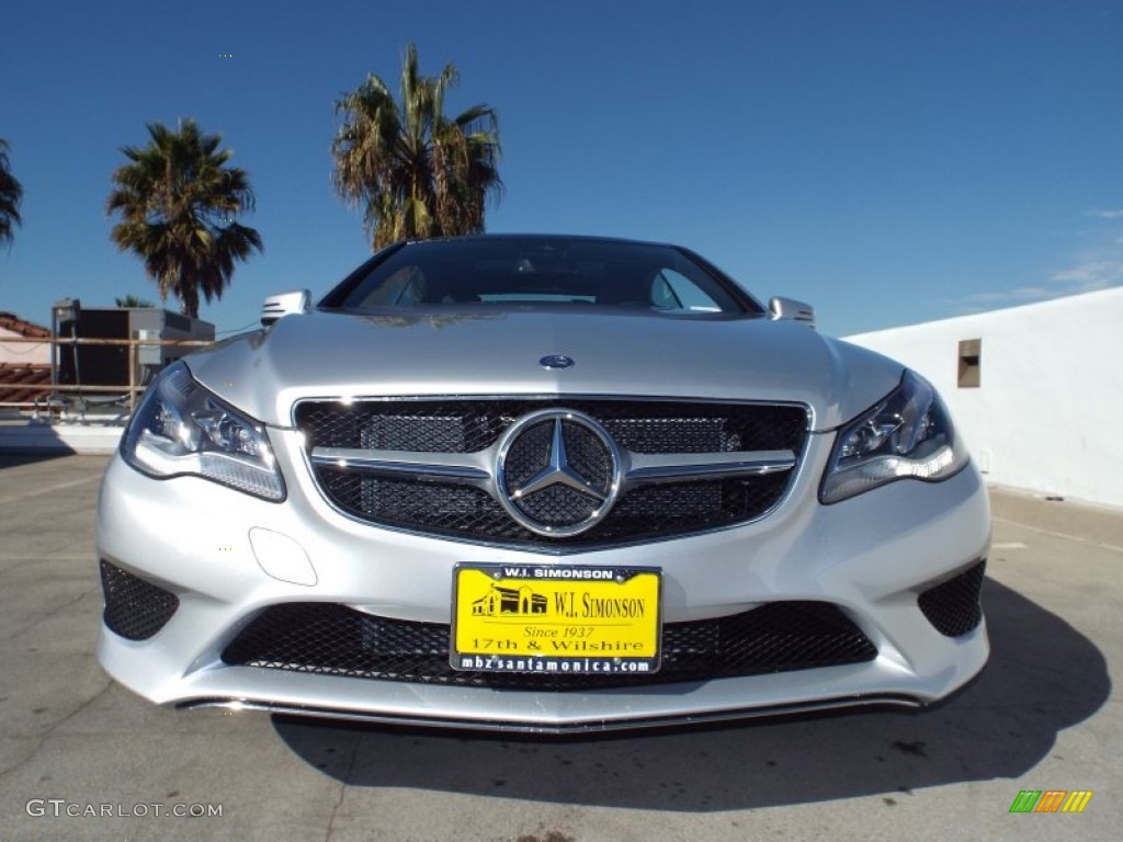 2014 E 350 Coupe - Iridium Silver Metallic / Black photo #2