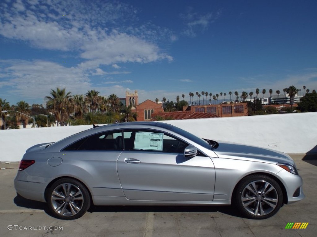 2014 E 350 Coupe - Iridium Silver Metallic / Black photo #3