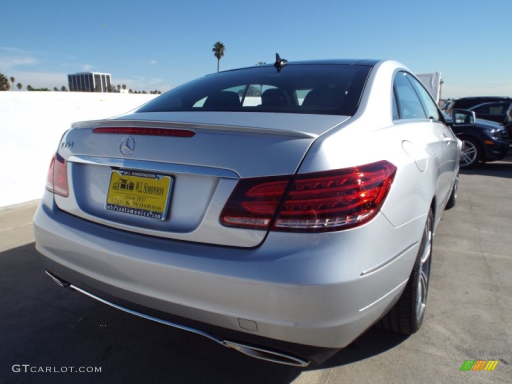 2014 E 350 Coupe - Iridium Silver Metallic / Black photo #4