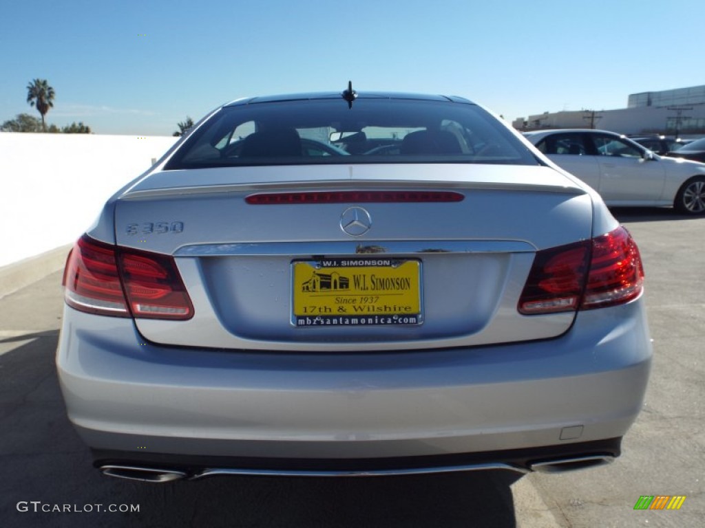 2014 E 350 Coupe - Iridium Silver Metallic / Black photo #5
