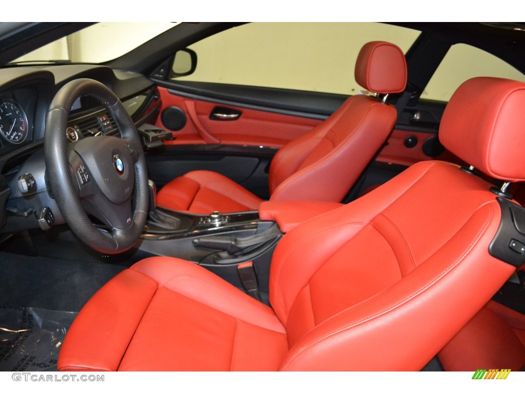 Coral Red/Black Dakota Leather Interior 2011 BMW 3 Series 335i Coupe Photo #88324722