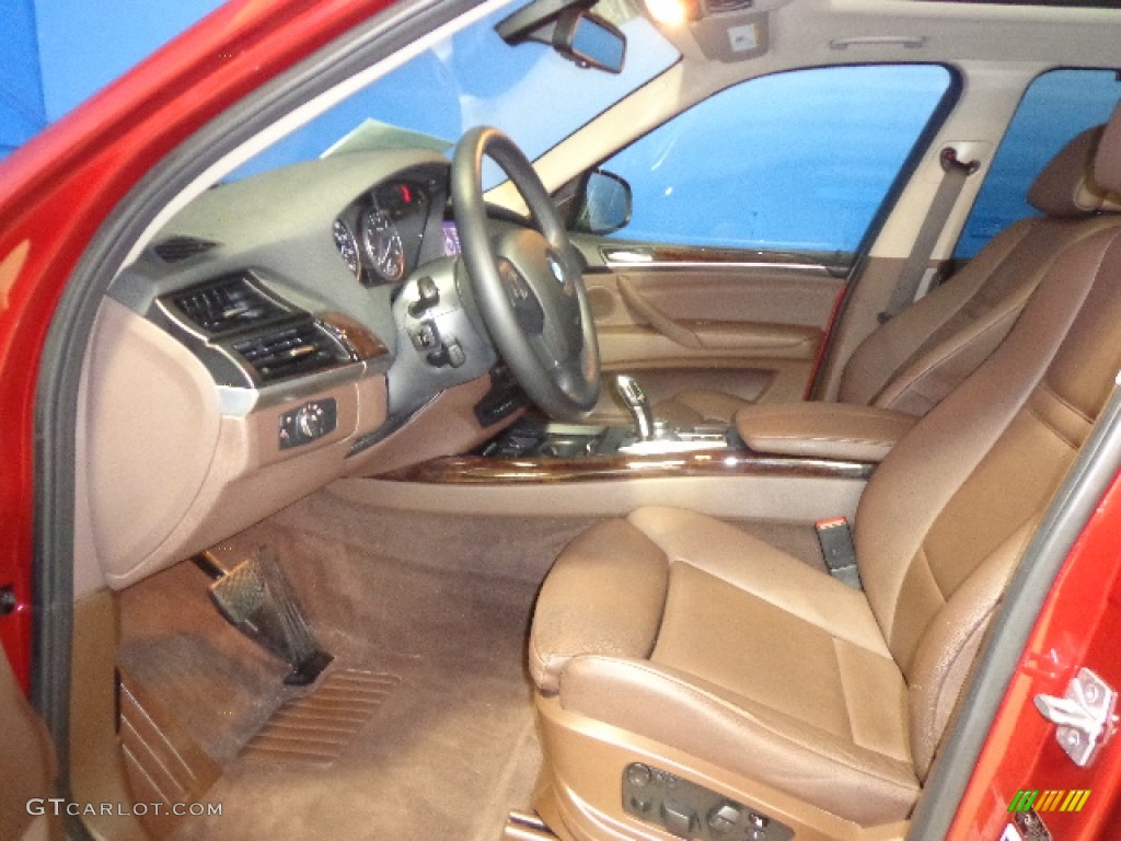 2011 X5 xDrive 35i - Vermilion Red Metallic / Tobacco Nevada Leather photo #21