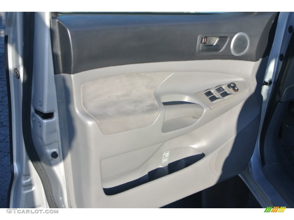2008 Tacoma V6 PreRunner TRD Sport Double Cab - Silver Streak Mica / Graphite Gray photo #9
