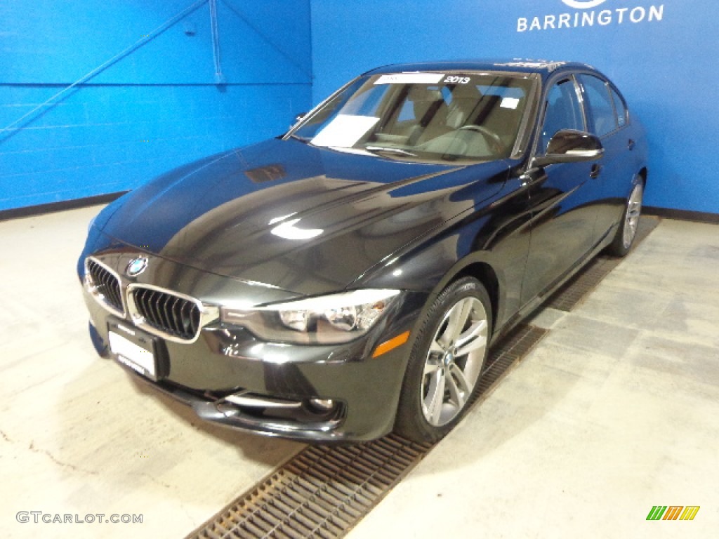 2013 3 Series 328i xDrive Sedan - Black Sapphire Metallic / Black photo #1