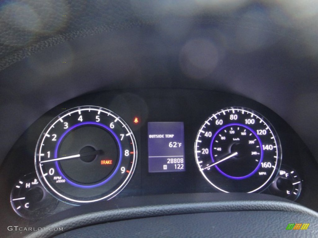 2010 Infiniti G 37 S Sport Coupe Gauges Photo #88325617
