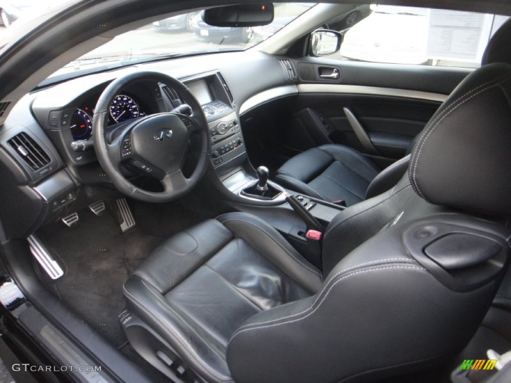 Graphite Interior 2010 Infiniti G 37 S Sport Coupe Photo #88325728