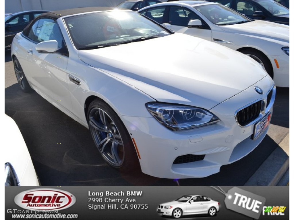 2014 M6 Convertible - Alpine White / Black photo #1