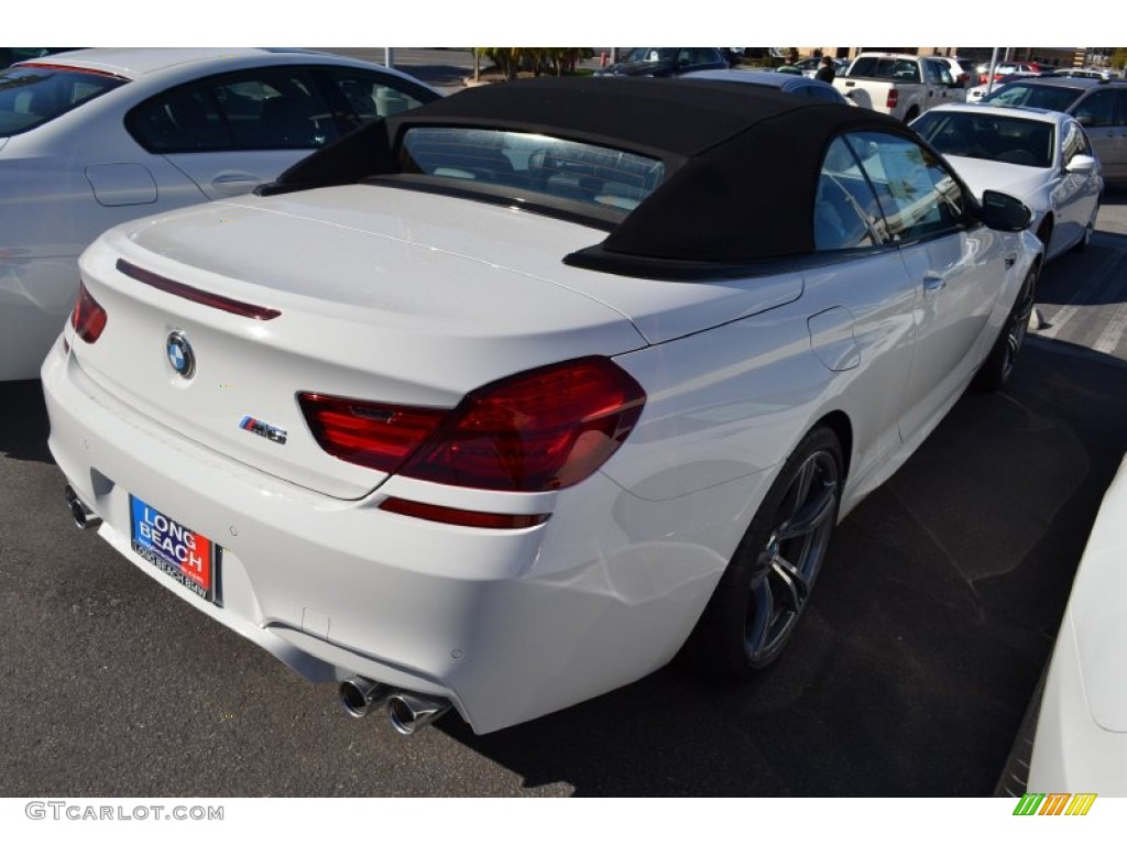 2014 M6 Convertible - Alpine White / Black photo #4