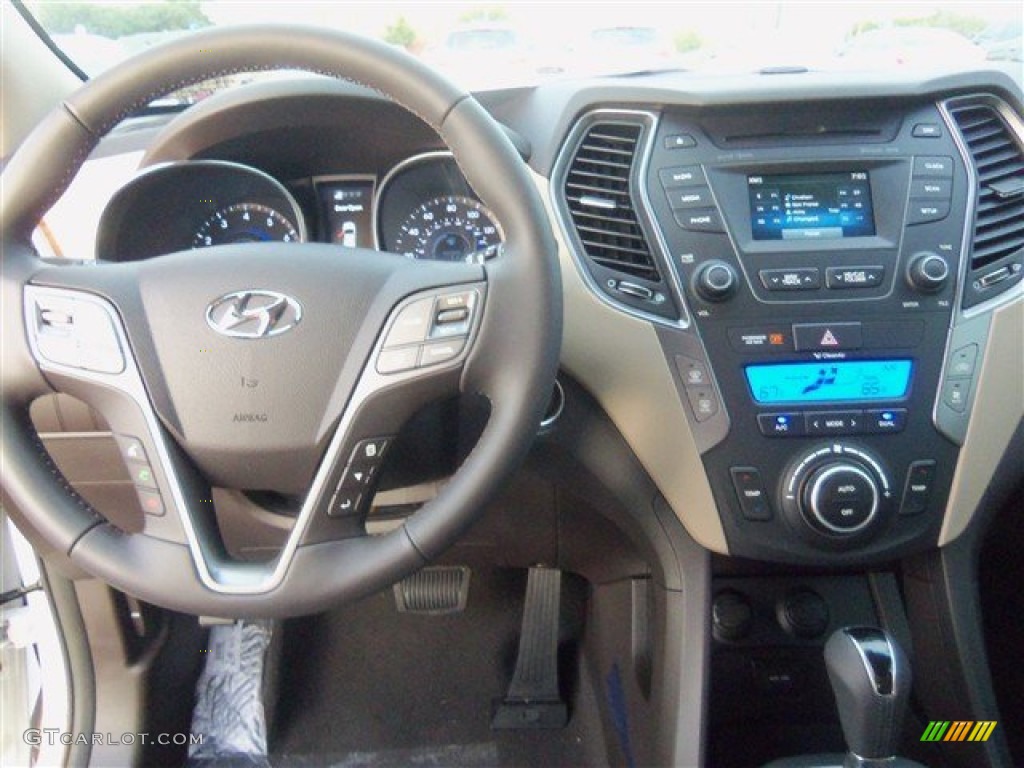 2014 Hyundai Santa Fe GLS Beige Dashboard Photo #88325992