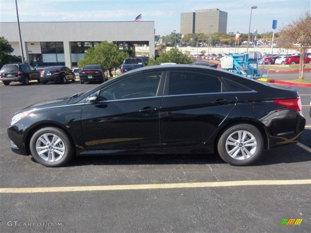 Phantom Black Metallic 2014 Hyundai Sonata GLS Exterior Photo #88326328