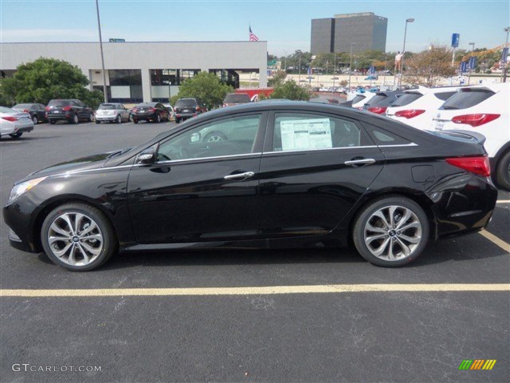 Phantom Black Metallic 2014 Hyundai Sonata SE 2.0T Exterior Photo #88326634