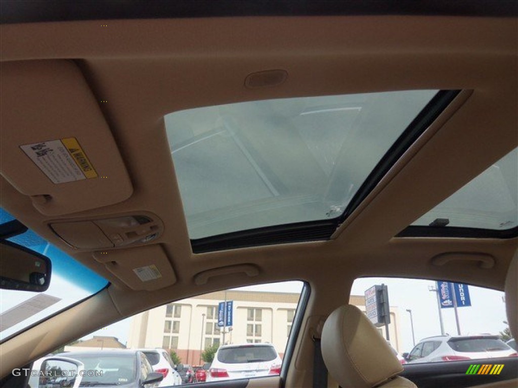 2014 Sonata Limited 2.0T - Pearl White / Camel photo #7