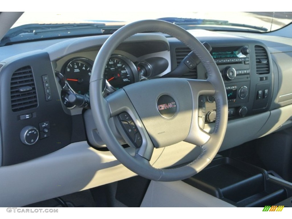 2012 Sierra 1500 SLE Crew Cab 4x4 - Stealth Gray Metallic / Dark Titanium/Light Titanium photo #24