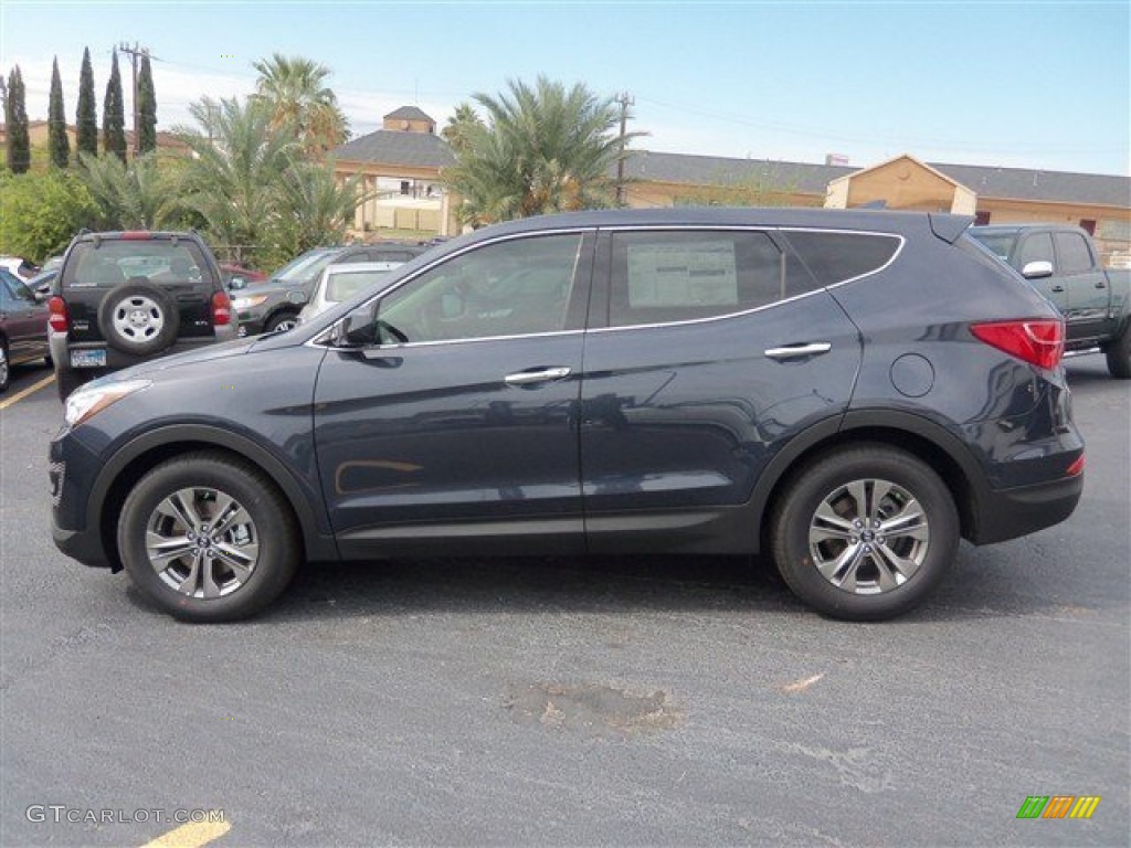 Marlin Blue 2014 Hyundai Santa Fe Sport FWD Exterior Photo #88327081