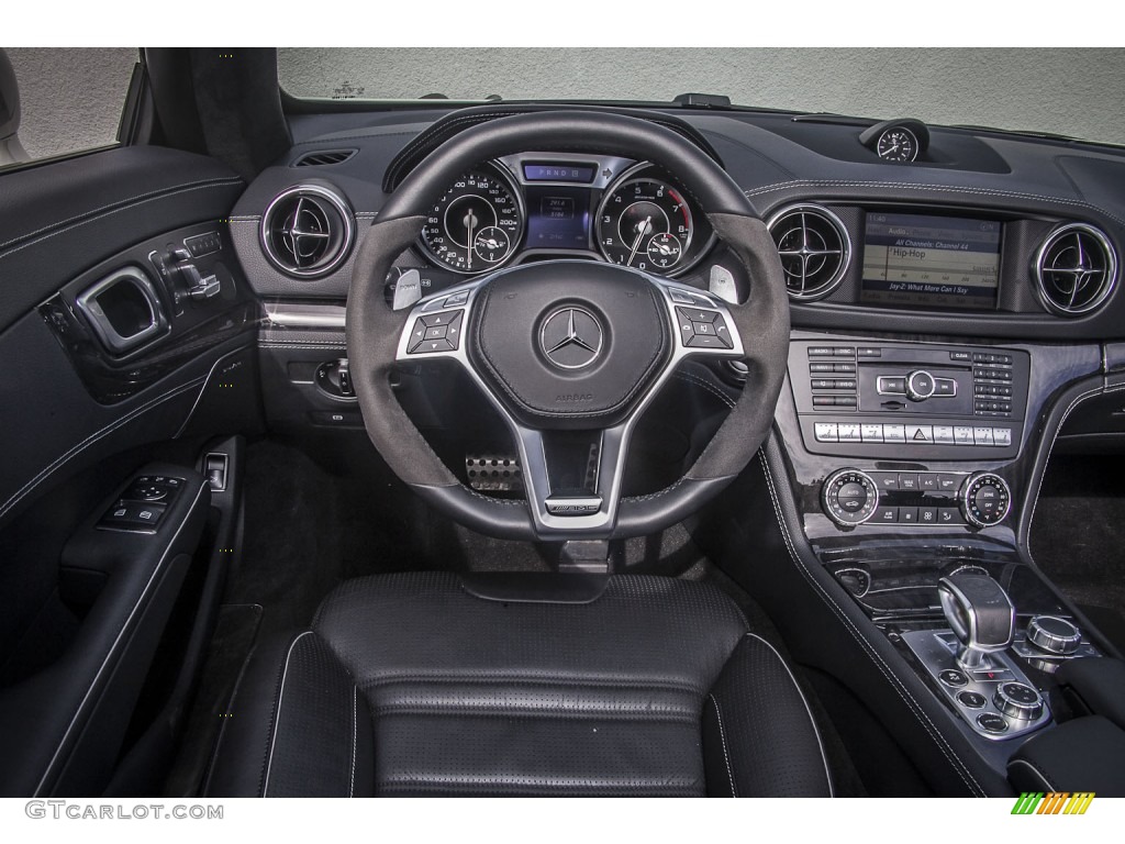 2013 SL 63 AMG Roadster - Diamond White Metallic / AMG Black photo #4