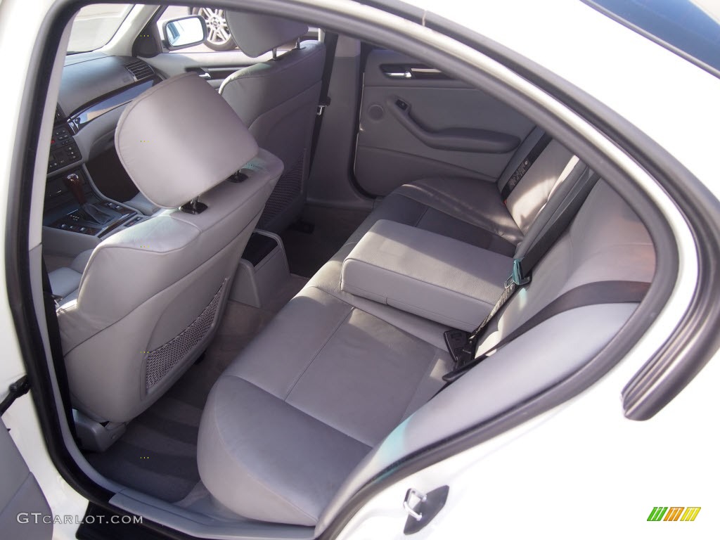 Grey Interior 2003 BMW 3 Series 325i Sedan Photo #88327927