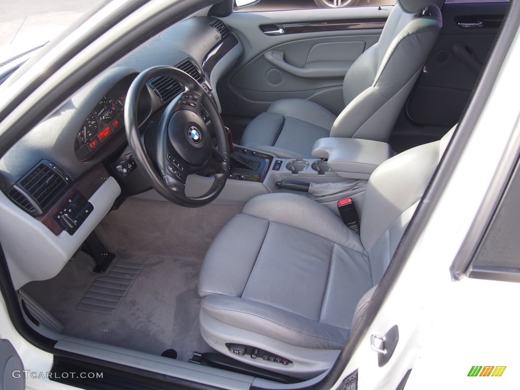 Grey Interior 2003 BMW 3 Series 325i Sedan Photo #88327987