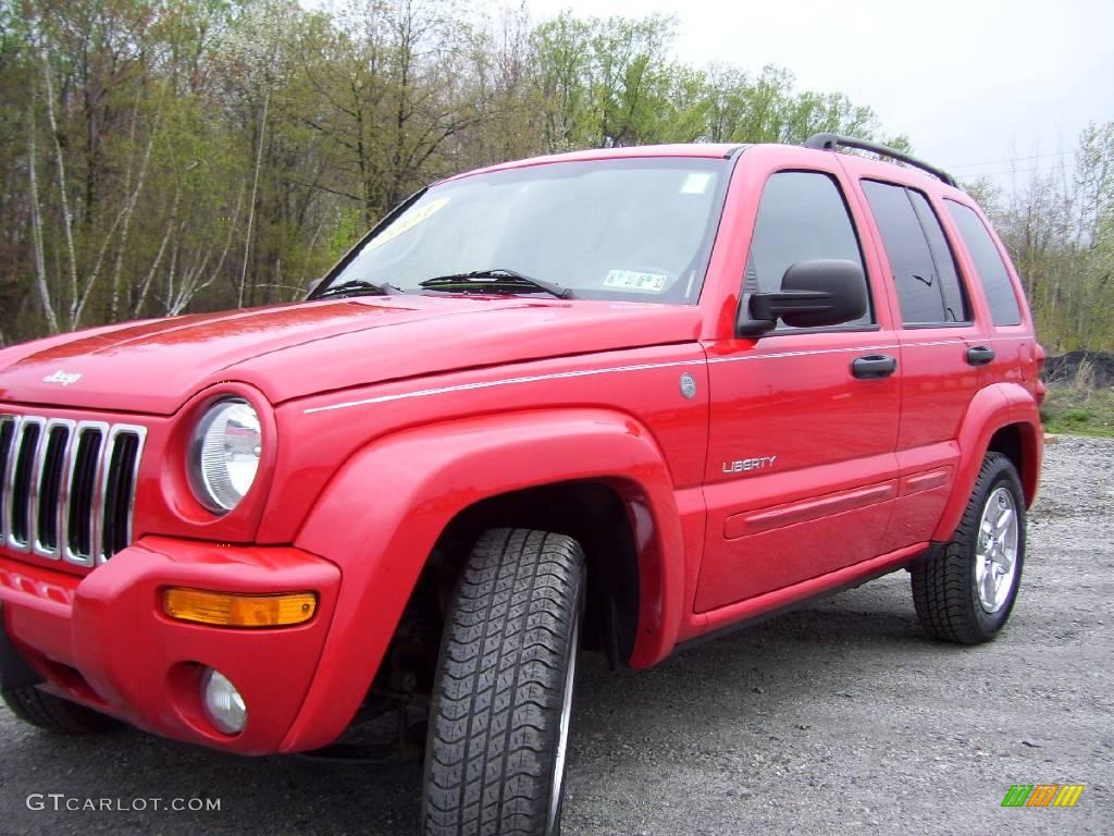 2005 Grand Cherokee Laredo 4x4 - Inferno Red Crystal Pearl / Medium Slate Gray photo #1