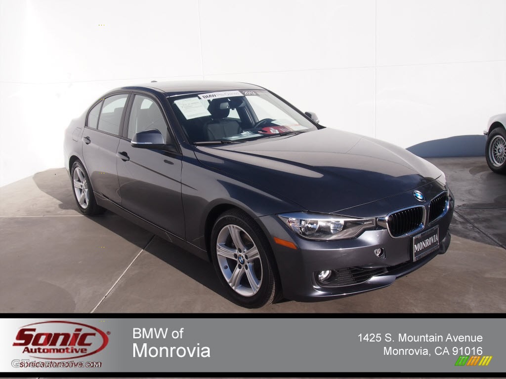 2013 3 Series 328i Sedan - Mineral Grey Metallic / Black photo #1