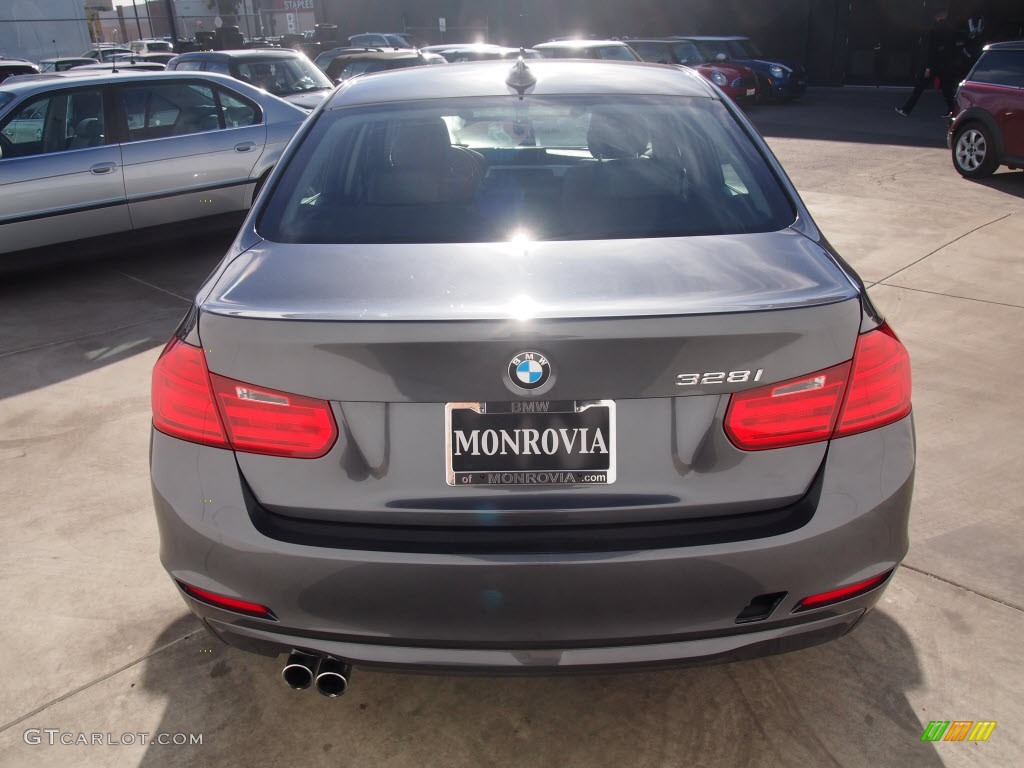 2013 3 Series 328i Sedan - Mineral Grey Metallic / Black photo #9