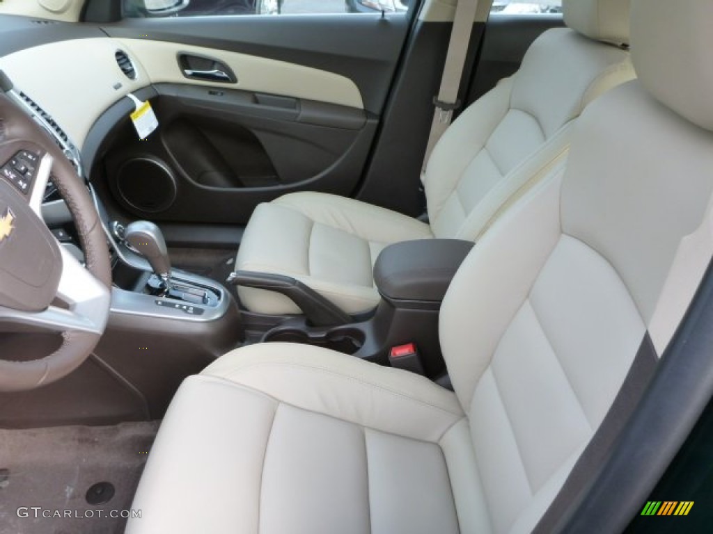 2014 Cruze LTZ - Rainforest Green Metallic / Cocoa/Light Neutral photo #8