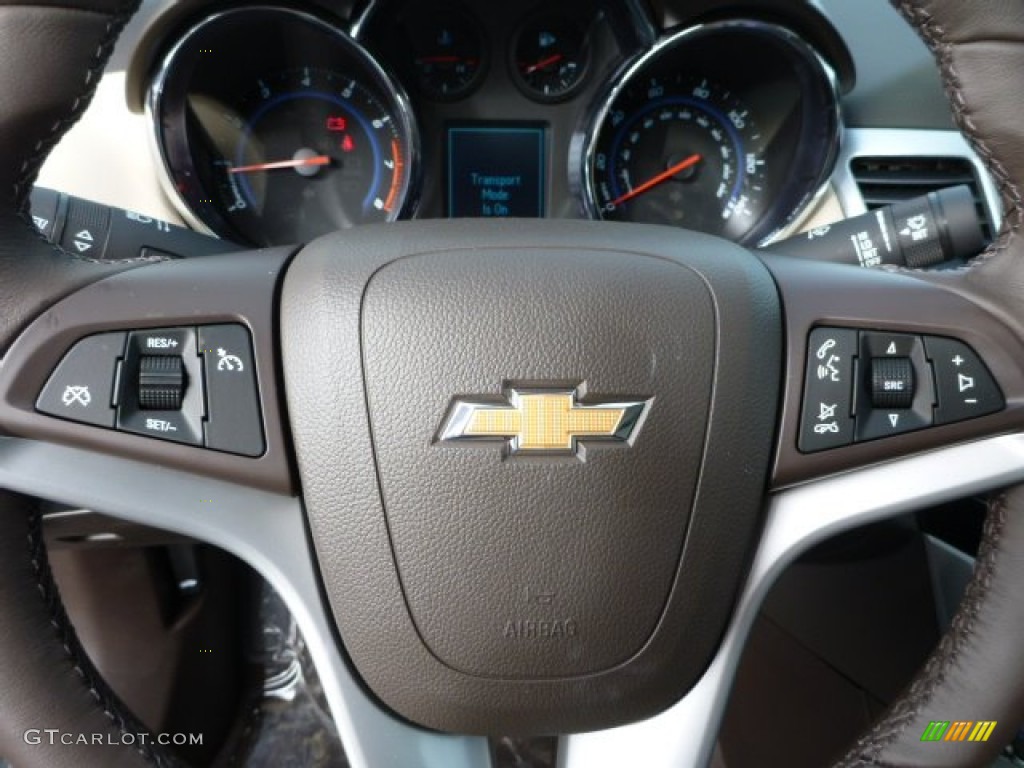 2014 Cruze LTZ - Rainforest Green Metallic / Cocoa/Light Neutral photo #15