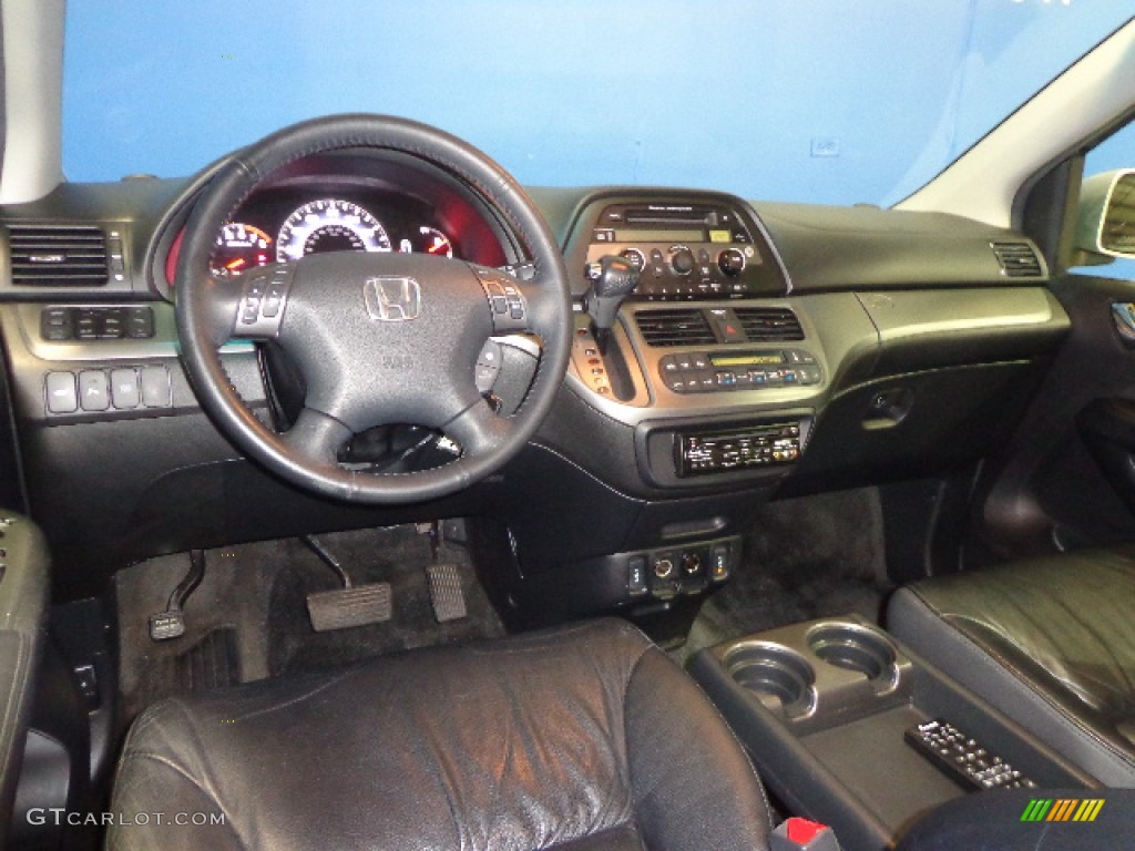 Black Interior 2005 Honda Odyssey Touring Photo #88331696