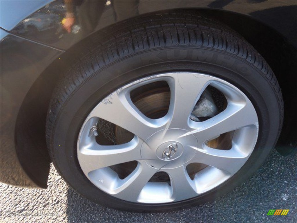2012 Elantra Limited - Midnight Black / Black photo #5