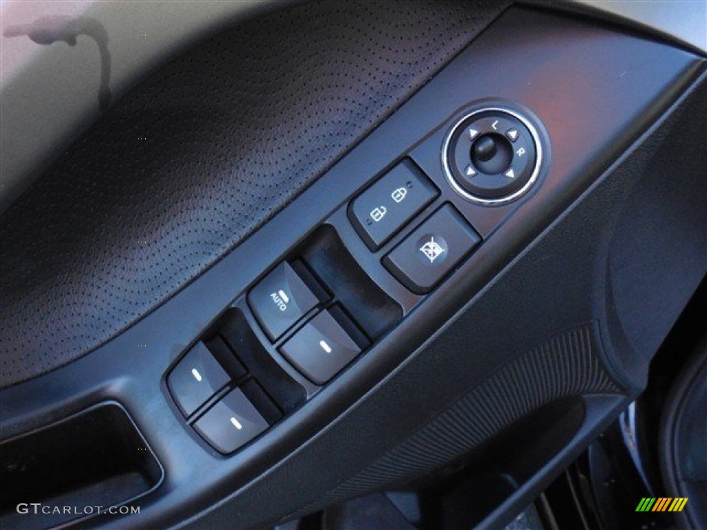 2012 Elantra Limited - Midnight Black / Black photo #19