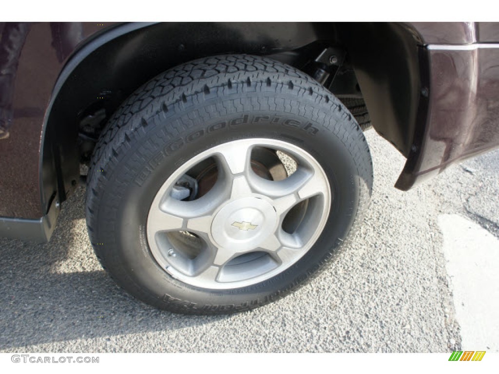 2008 TrailBlazer LS 4x4 - Dark Cherry Metallic / Light Gray photo #11