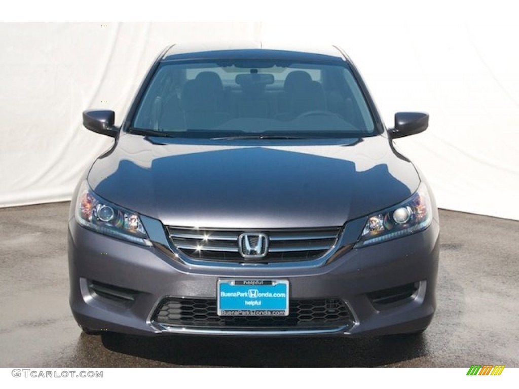 2014 Accord LX Sedan - Modern Steel Metallic / Gray photo #2