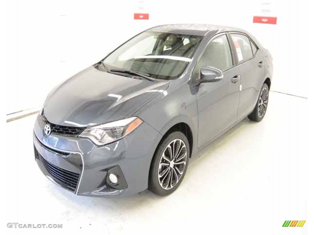 2014 Corolla S - Slate Metallic / Black photo #3