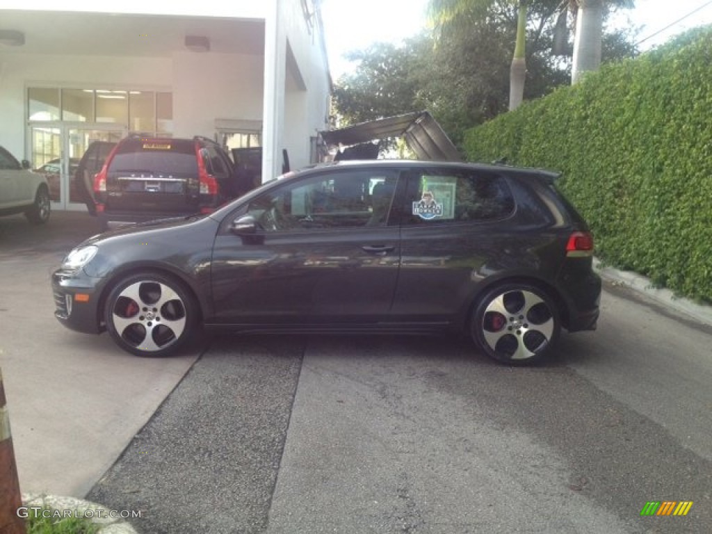 2011 GTI 2 Door Autobahn Edition - Carbon Steel Gray Metallic / Titan Black photo #2