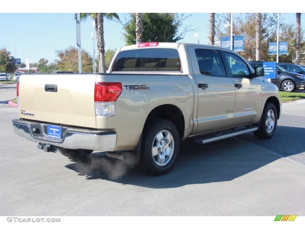 2010 Tundra TRD CrewMax - Sandy Beach Metallic / Sand Beige photo #8