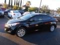 2012 Midnight Black Hyundai Elantra GLS  photo #6