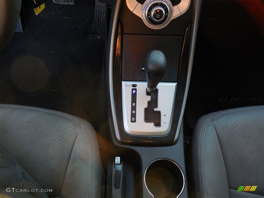 2012 Elantra GLS - Midnight Black / Gray photo #21