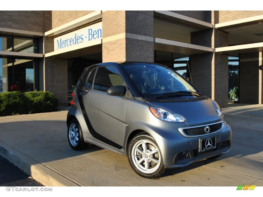 2013 fortwo passion coupe - Grey Matte / Black Leather photo #1
