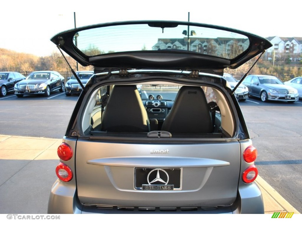 2013 fortwo passion coupe - Grey Matte / Black Leather photo #9