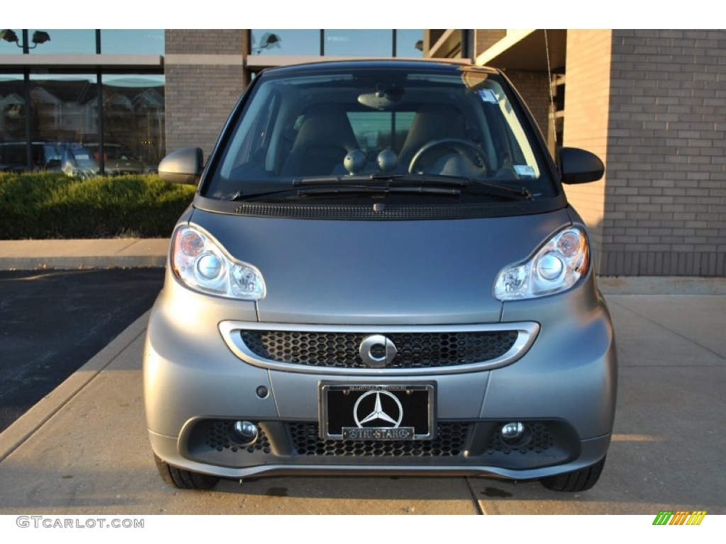 2013 fortwo passion coupe - Grey Matte / Black Leather photo #17